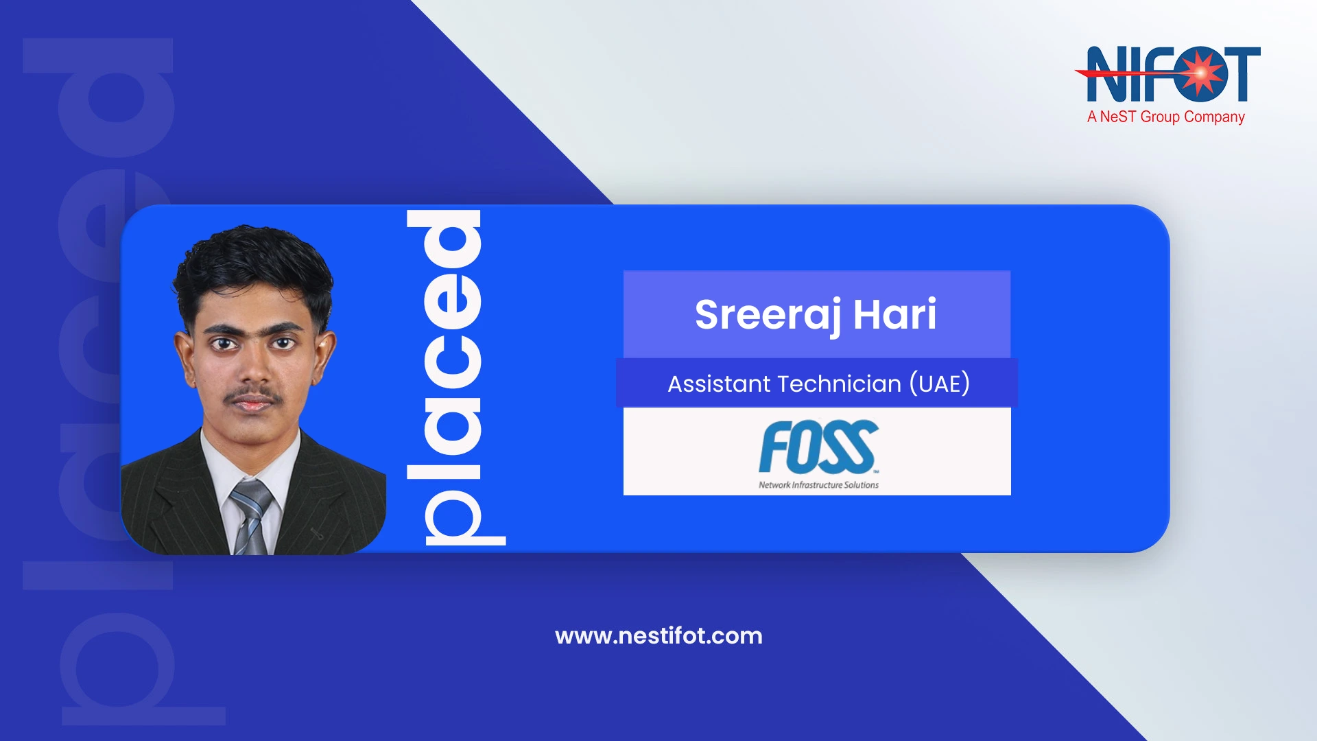 Placed-Sreeraj-FOSS